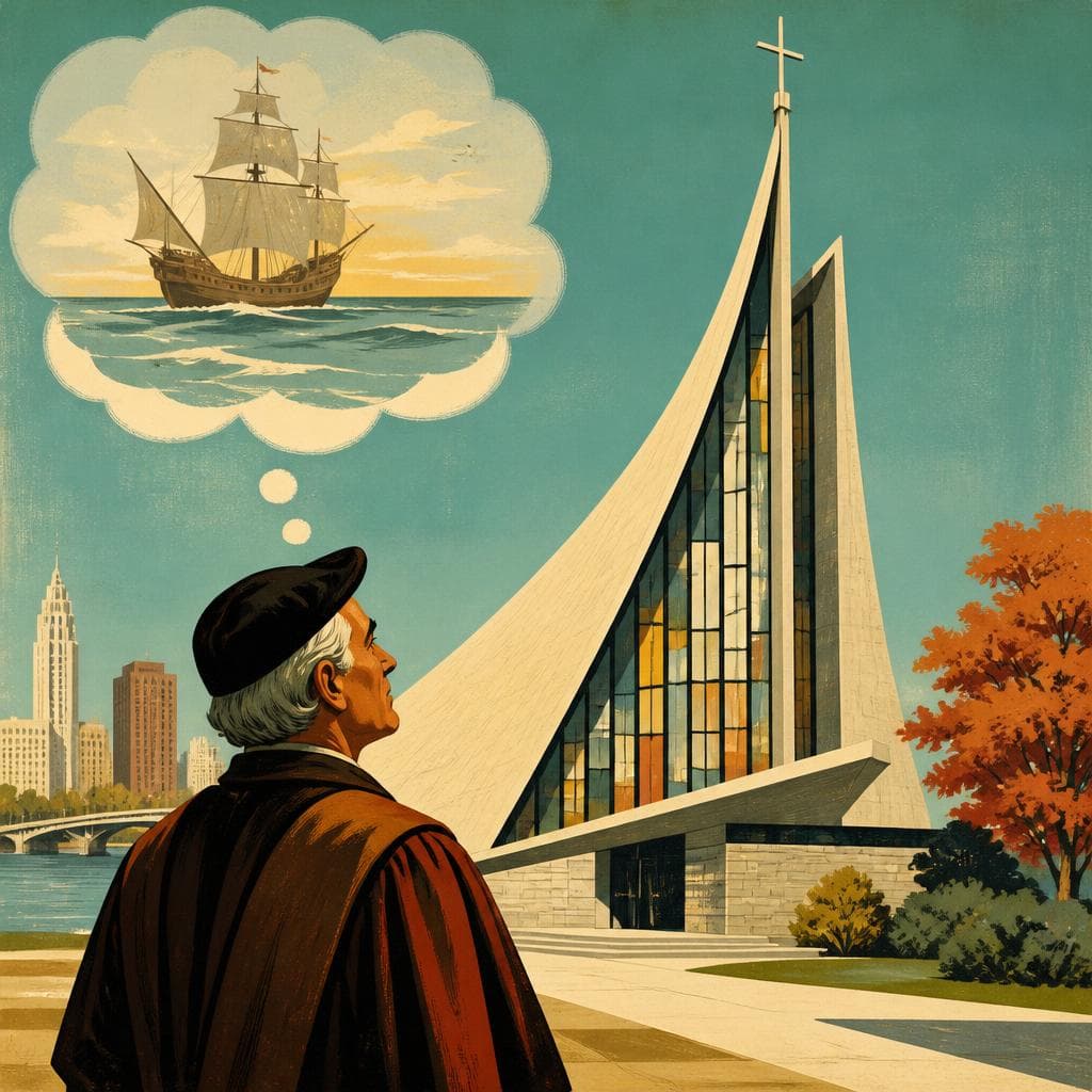 Cover art for The Church That Taught Columbus to Dream Modern