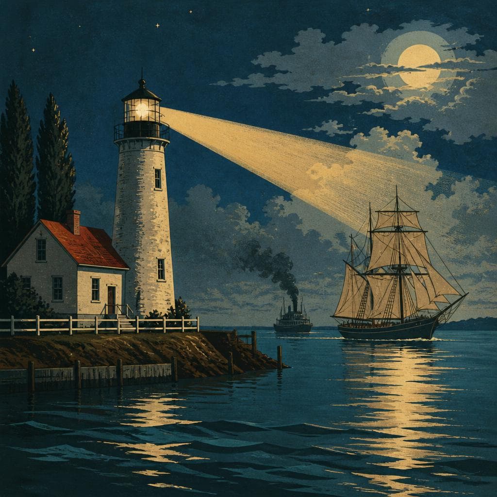 Cover art for The Light That Led Ships Into Saginaw Bay