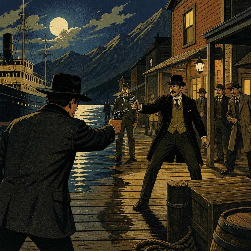 Cover art for The Night Frank Reid Faced Soapy Smith