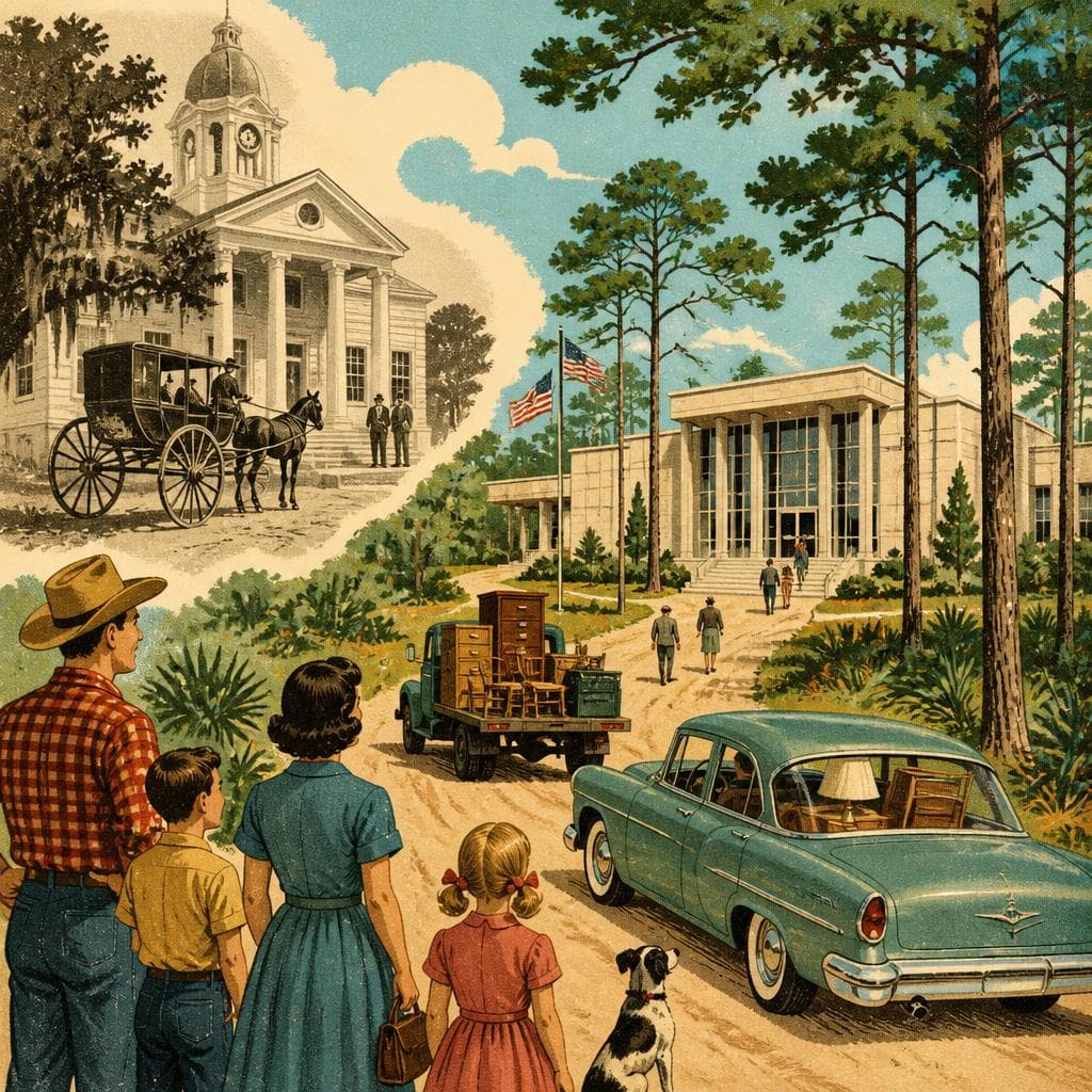 Cover art for When the County Seat Moved Into the Pines
