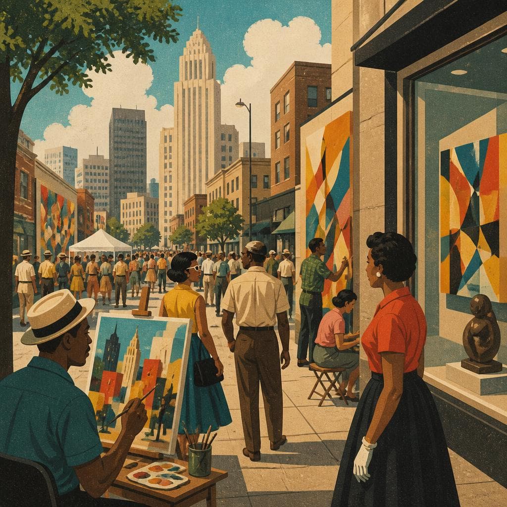 Cover art for When Downtown Birmingham Became the Gallery