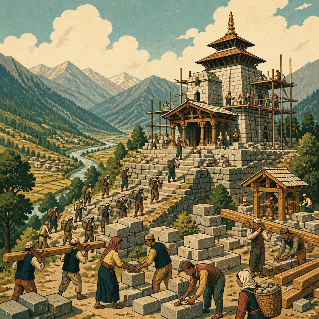 Cover art for A Temple Raised by a Valley