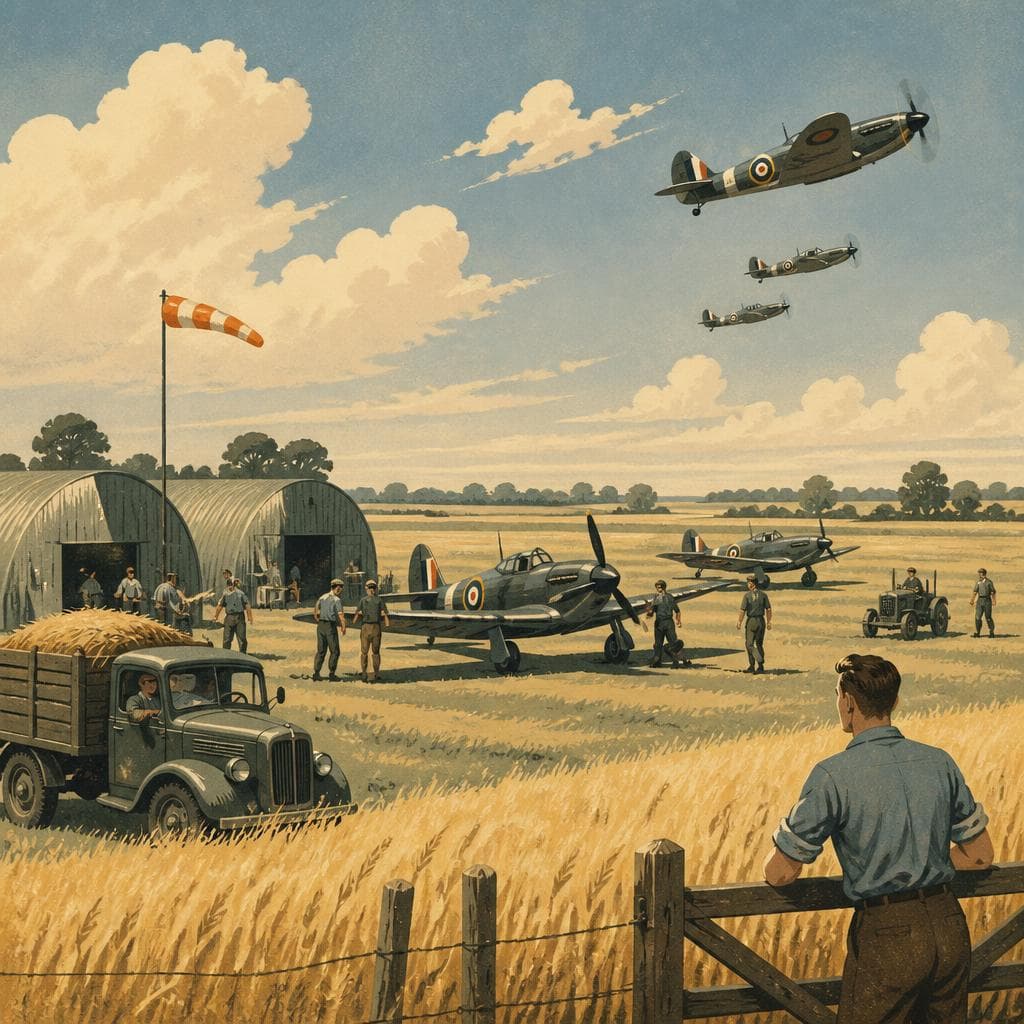 Cover art for When Farmland Briefly Became a War Airfield