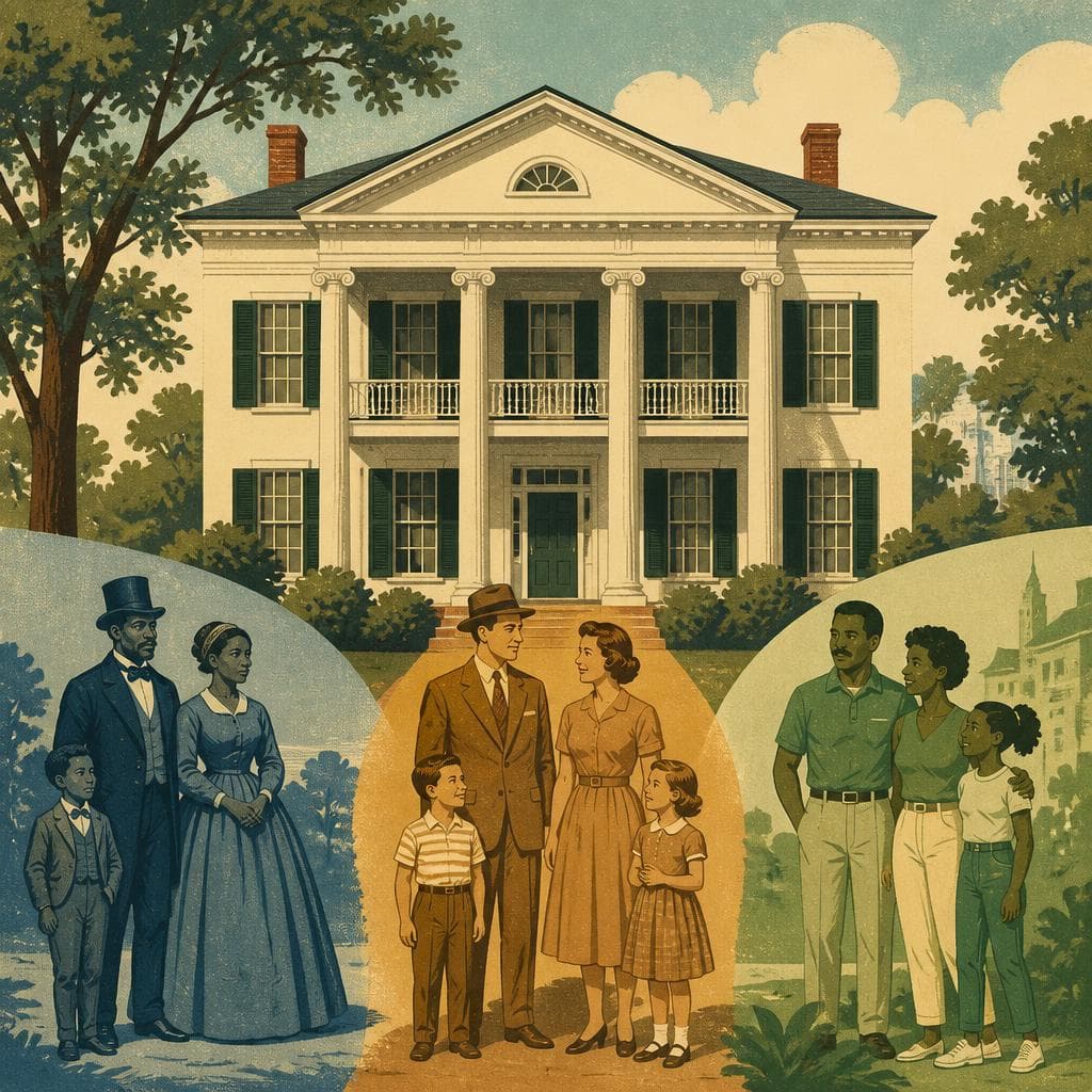 Cover art for Three Families, One Fayetteville House