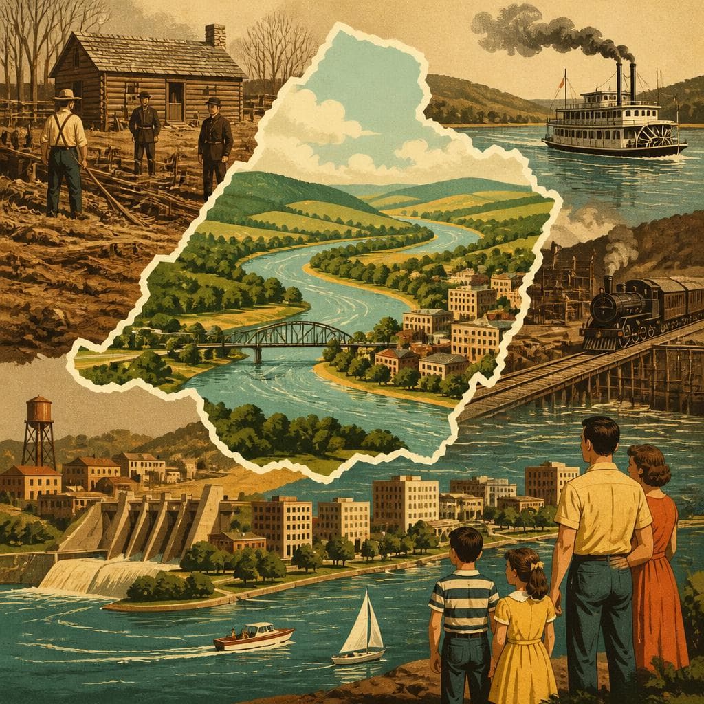 Cover art for A Young County Drawn From Older Ground