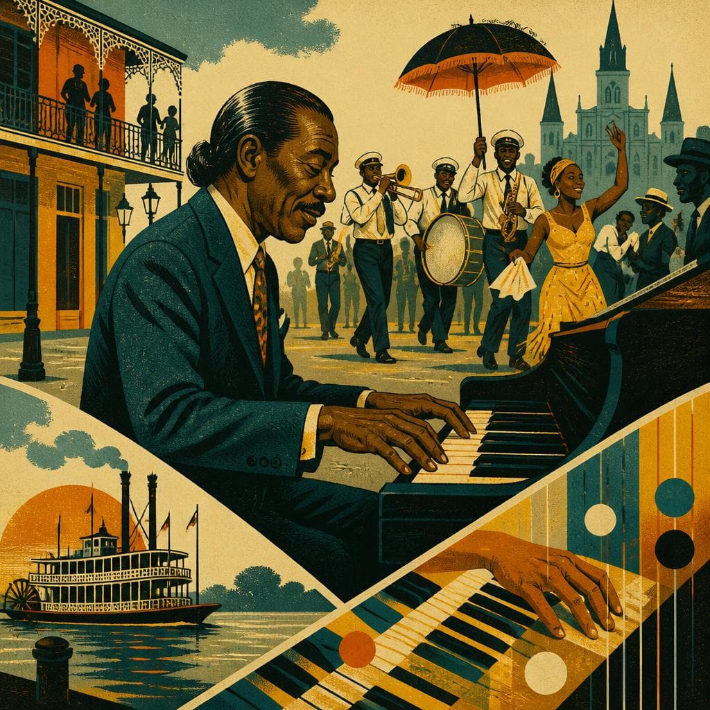Cover art for The Piano That Marched Like New Orleans