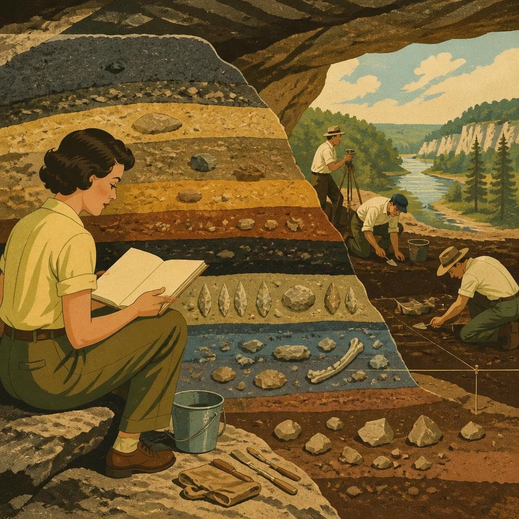 Cover art for Reading Time in the Layers of Graham Cave
