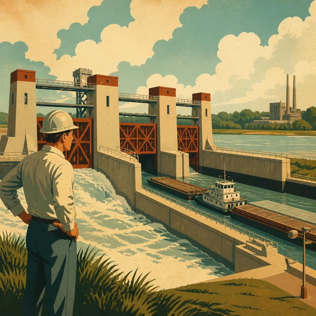 Cover art for Where the River Needed a Machine