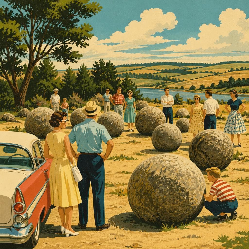 Cover art for Where the Giant Marbles Drew a Crowd