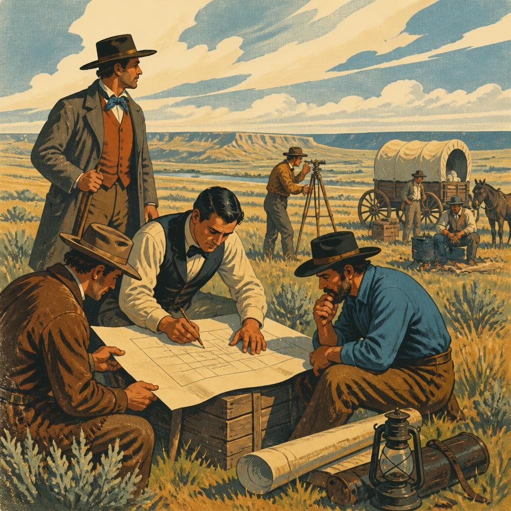 Cover art for Drawing a County Before the Prairie Was Ready