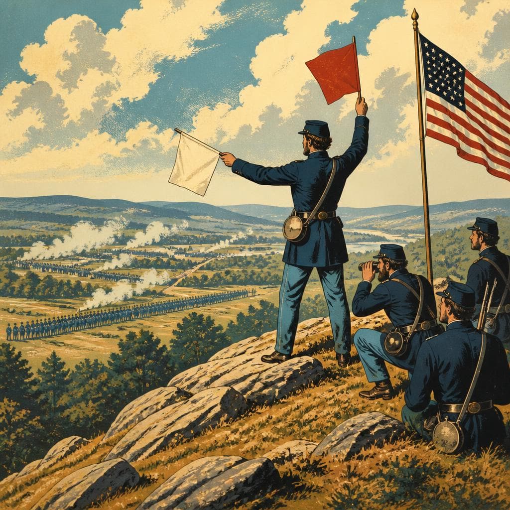 Cover art for The Hill Where Flags Changed a Battle