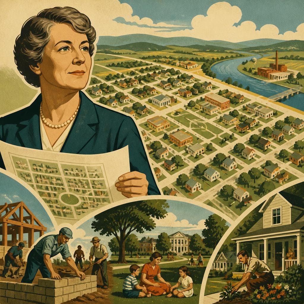 Cover art for A Town Planned for Hard Times