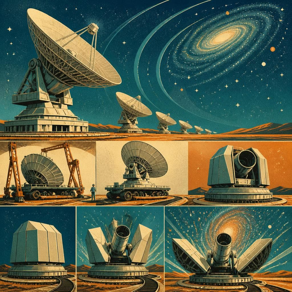 Cover art for How the Dishes Move, and the Universe Changes