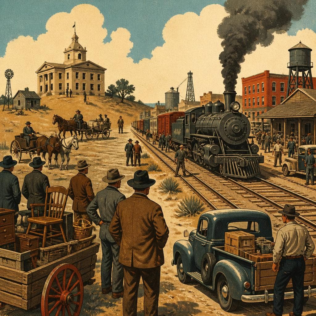 Cover art for When the Railroad Moved the County Seat
