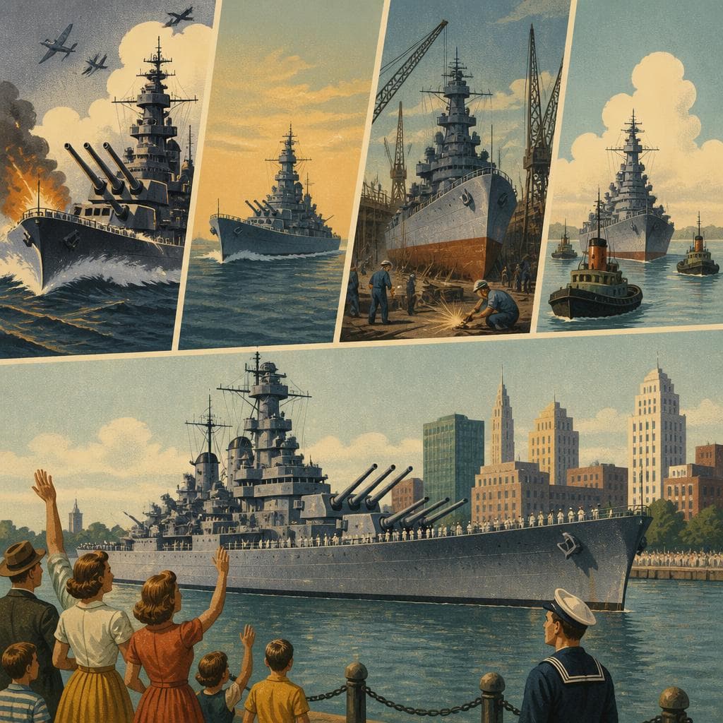 Cover art for The Battleship That Kept Coming Back