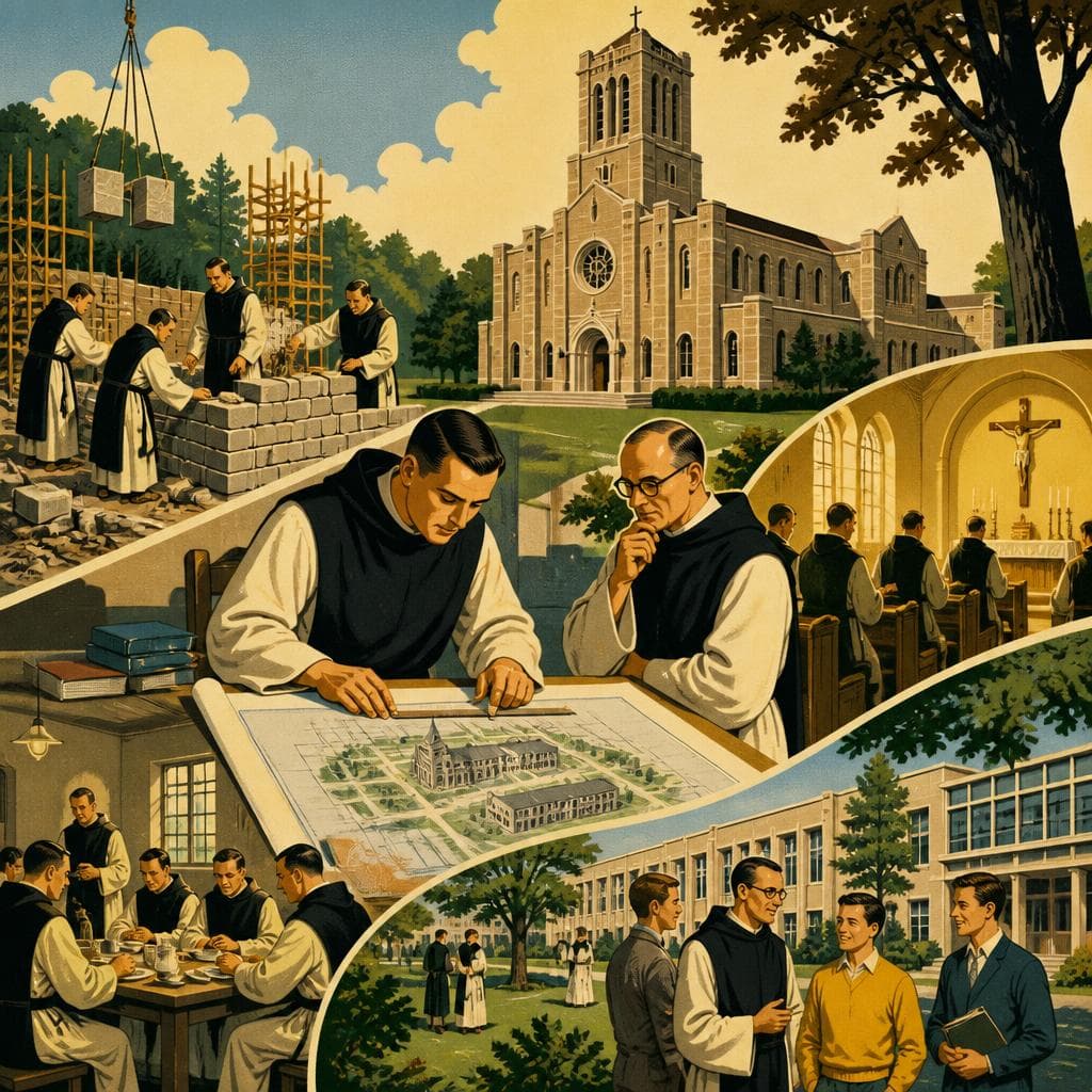Cover art for How Monks Built a Catholic Campus in Cullman
