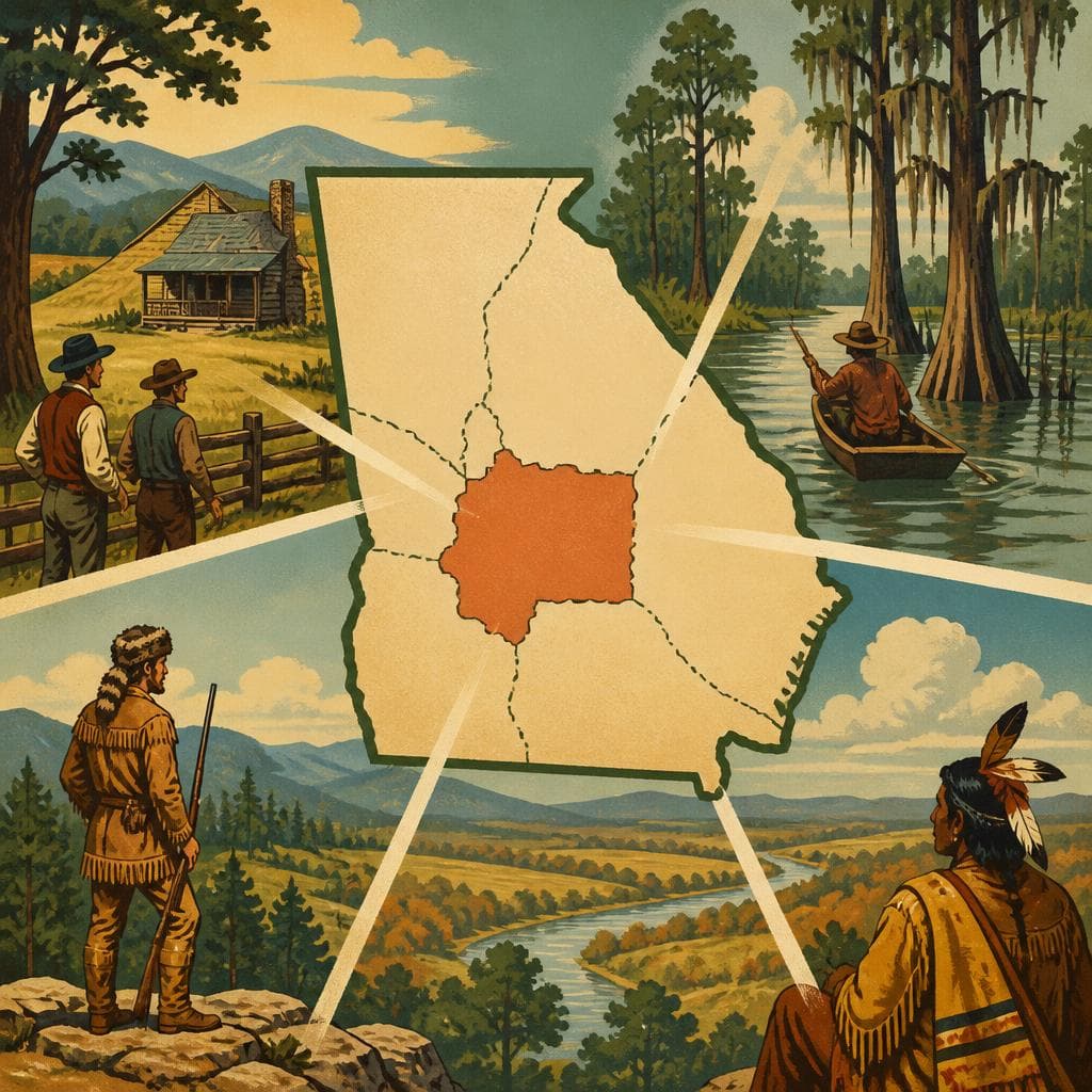 Cover art for When Georgia Drew Madison County From Five Neighbors