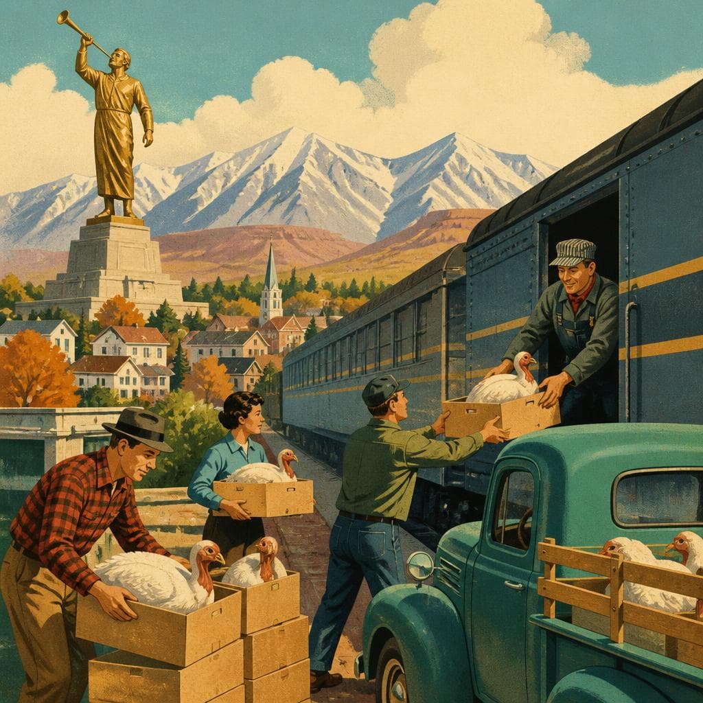 Cover art for How Moroni Sent Thanksgiving Down the Road