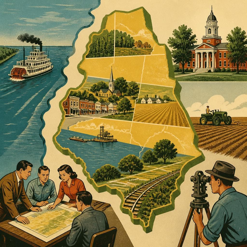 Cover art for A County Drawn in Monroe’s Moment