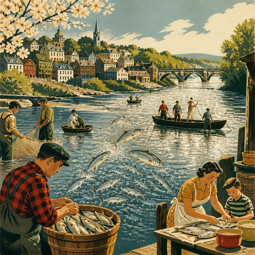 Cover art for When the River Turned Silver