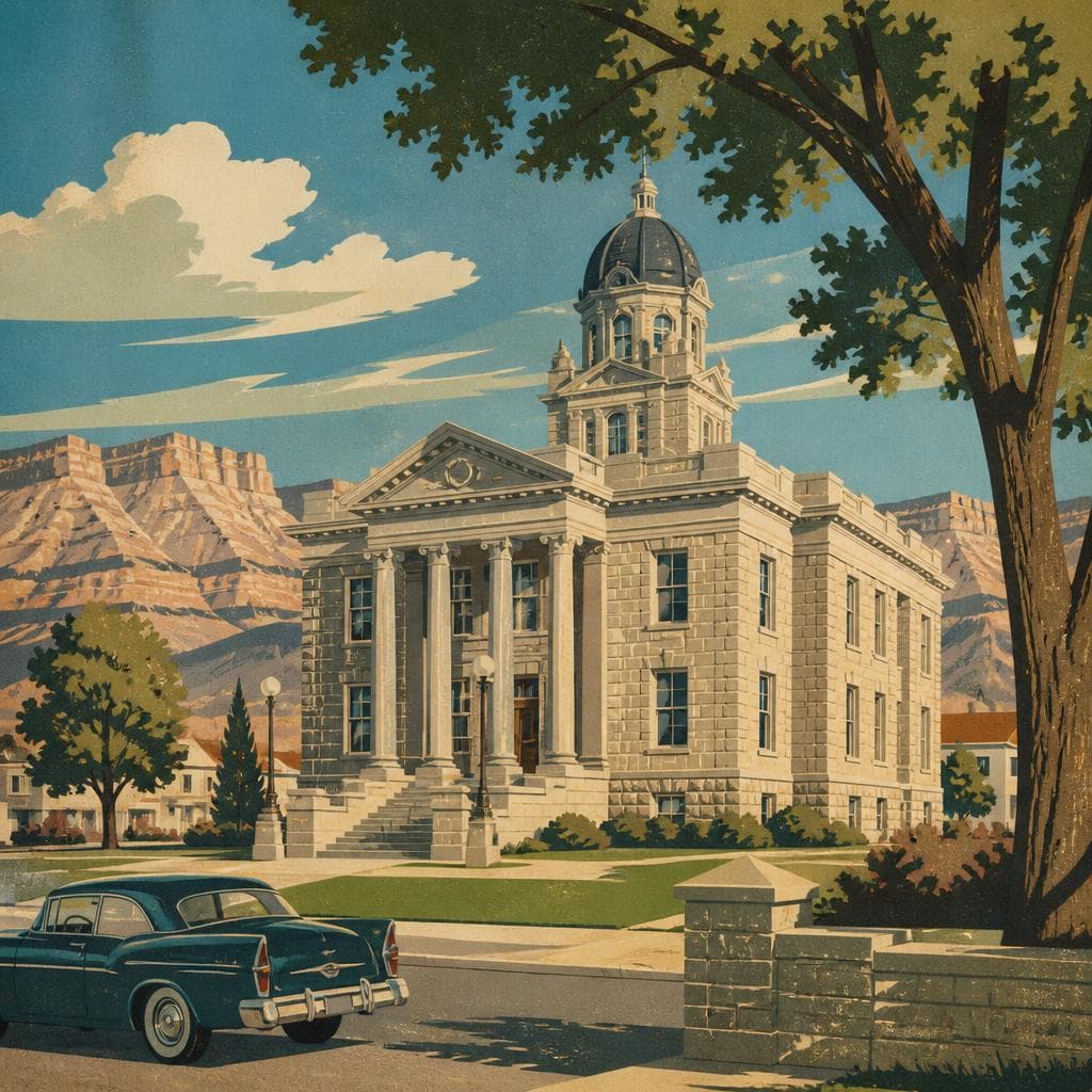 Cover art for When a Rural County Built in Stone