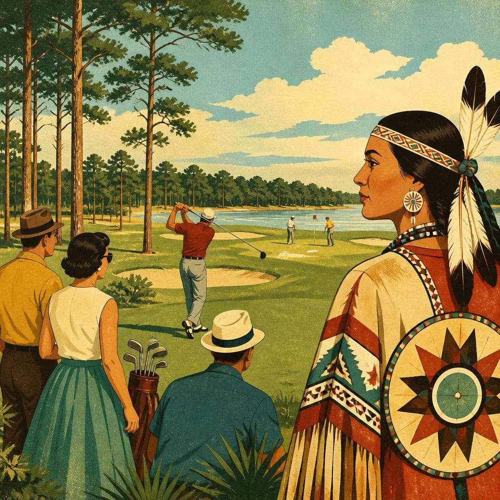 Cover art for Where the Coushatta Turned Pines Into a Public Fairway
