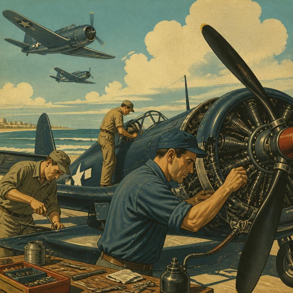 Cover art for The Quiet Heroes Behind the Warbirds