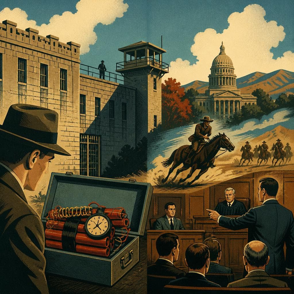 Cover art for The Cellhouse and the Bomb Case