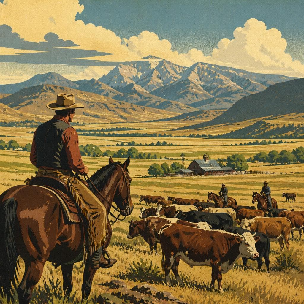Cover art for The Valley Built for Ranching