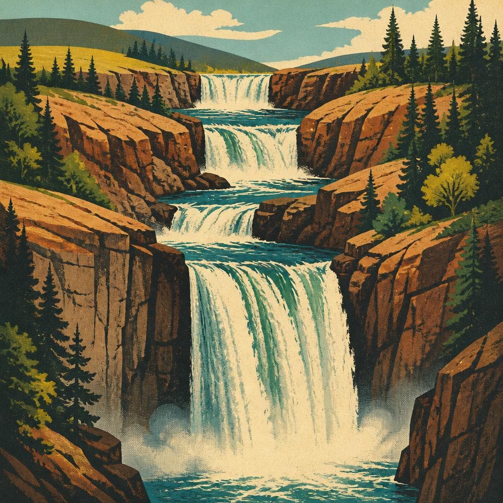 Cover art for Four Falls, One Final Drop