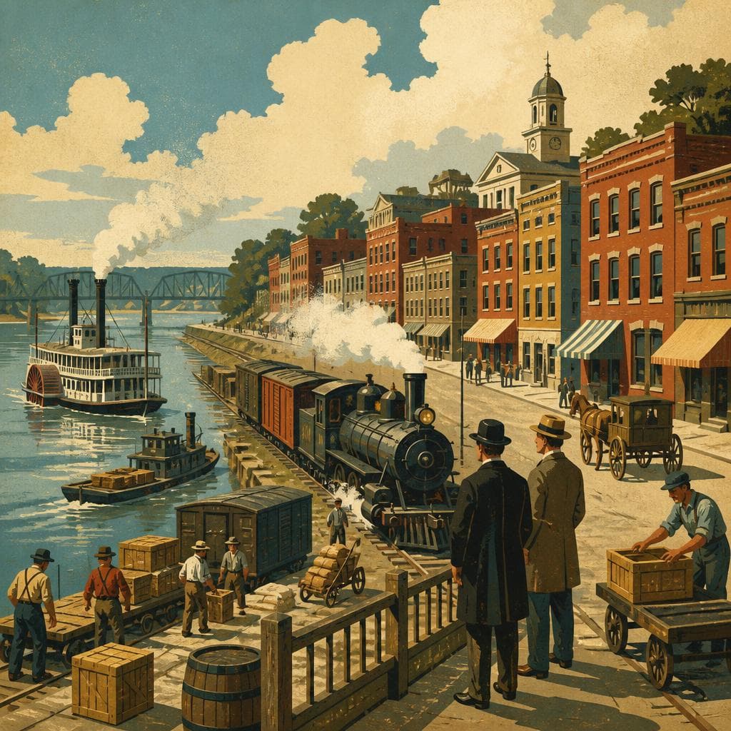 Cover art for Where River, Rail, and Trade Built Franklin