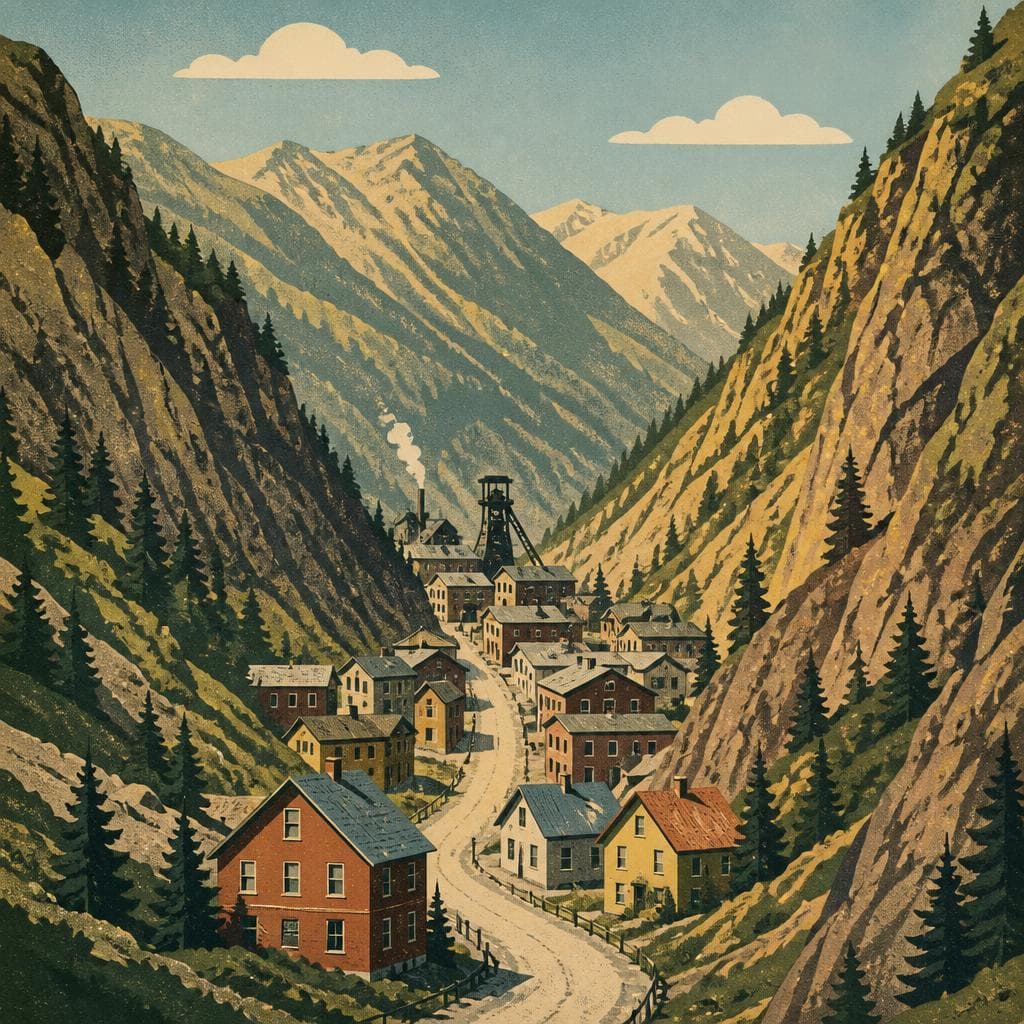 Cover art for A Mining Town Held in a Mountain Pinch