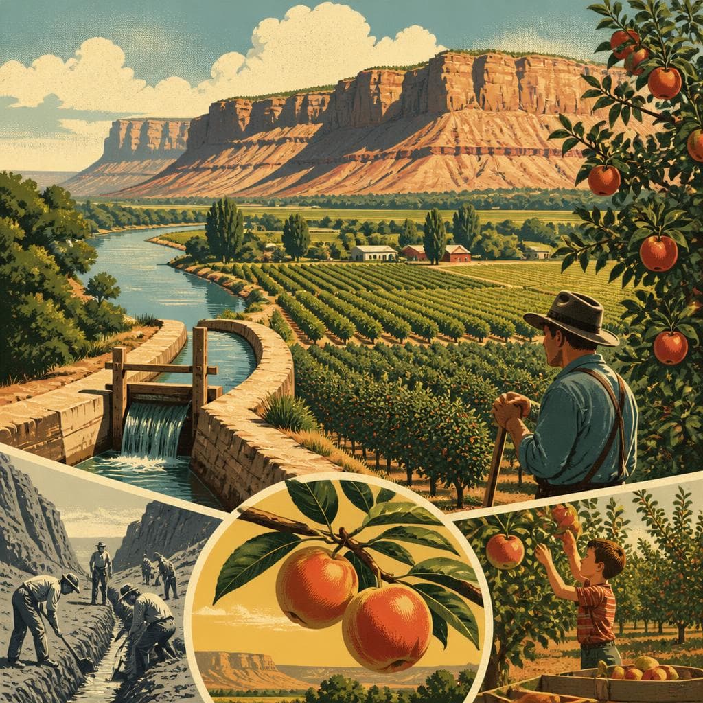 Cover art for Where the River Made an Orchard