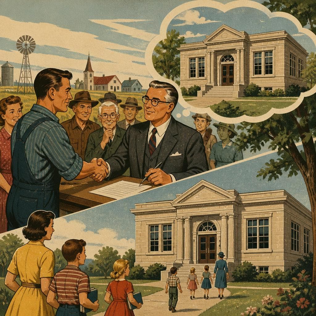 Cover art for A Prairie Town Makes the Carnegie Bargain