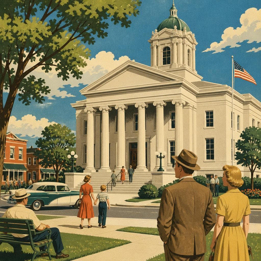 Cover art for A Courthouse Built to Look Like Confidence