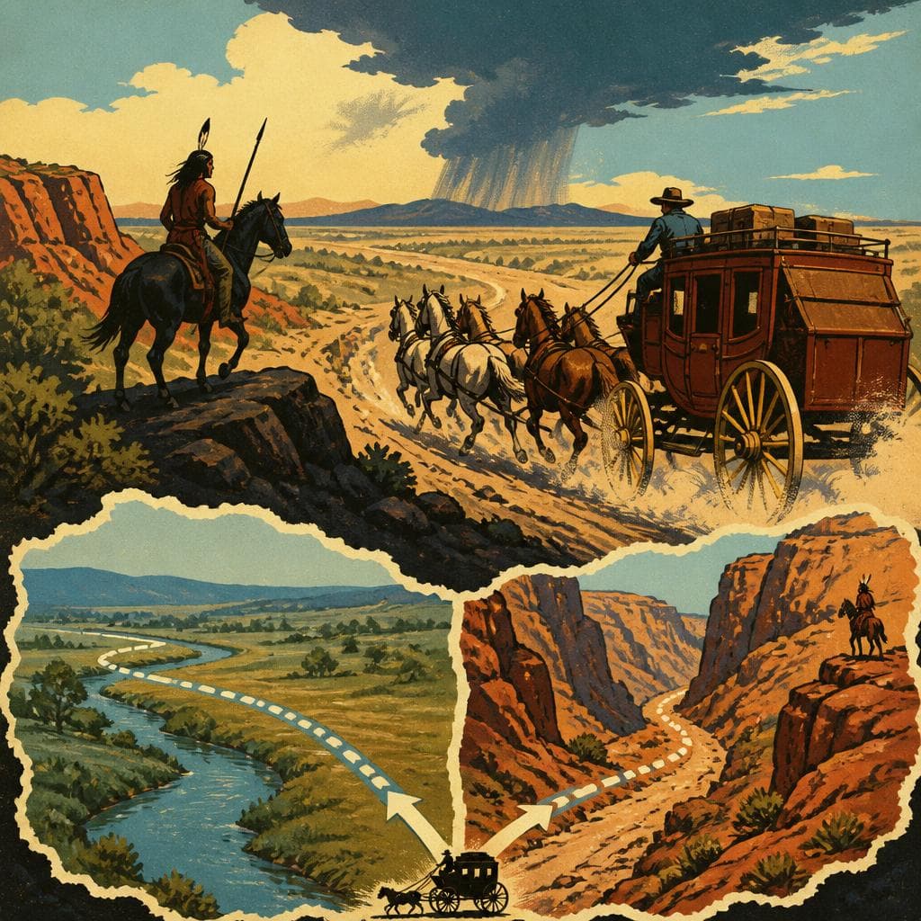 Cover art for The Gamble of the Cimarron Route