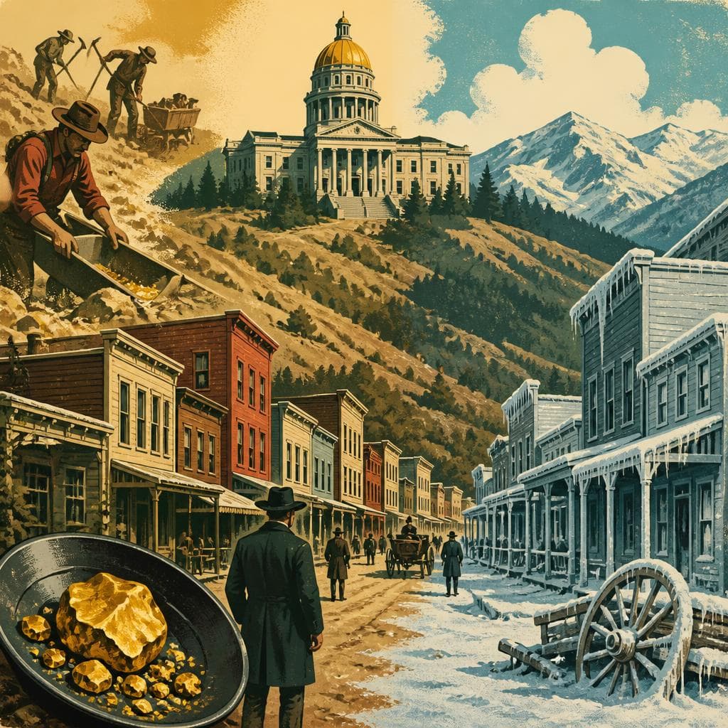 Cover art for When Gold Made a Capital of Virginia City