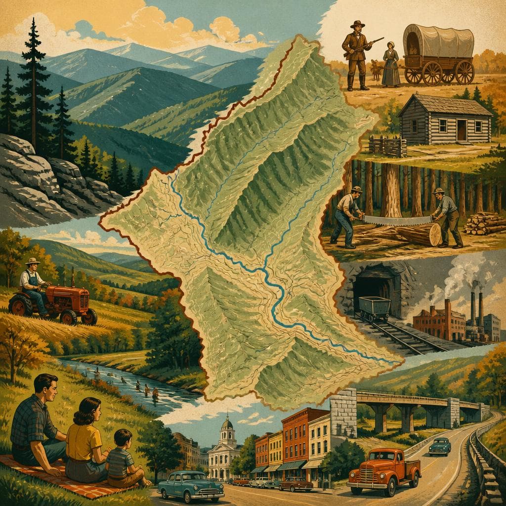 Cover art for Lines on a Mountain Map