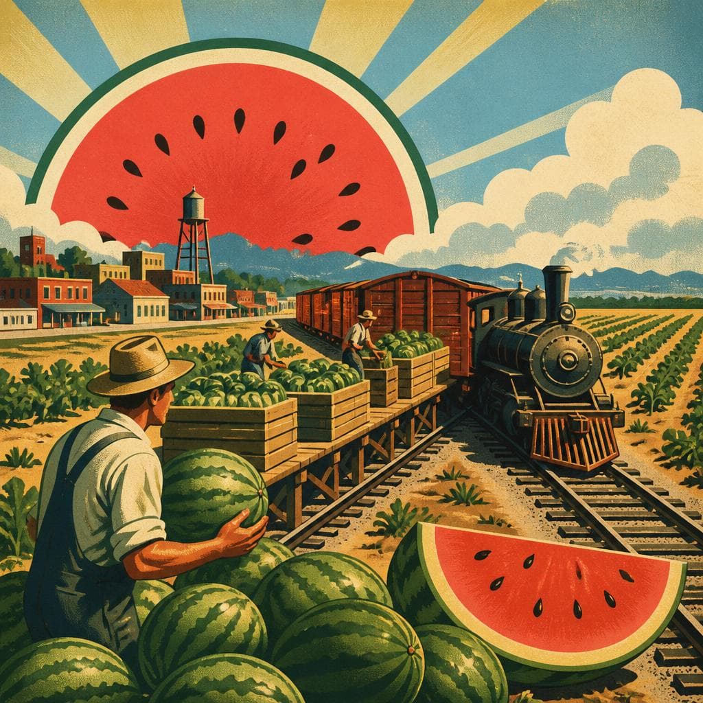 Cover art for How the Rails Made Hope a Watermelon Name