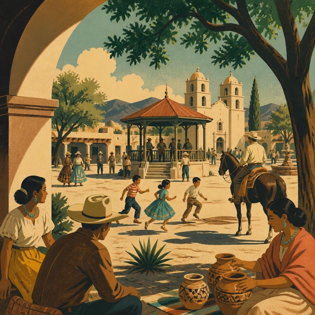 Cover art for A Border Town’s Whole Life, Inside One Plaza