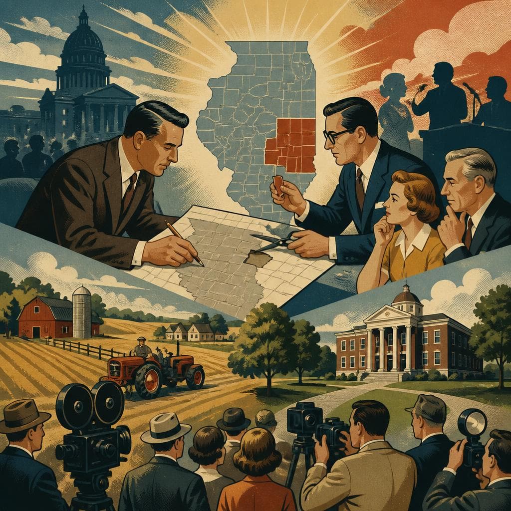 Cover art for A County Born in Political Heat