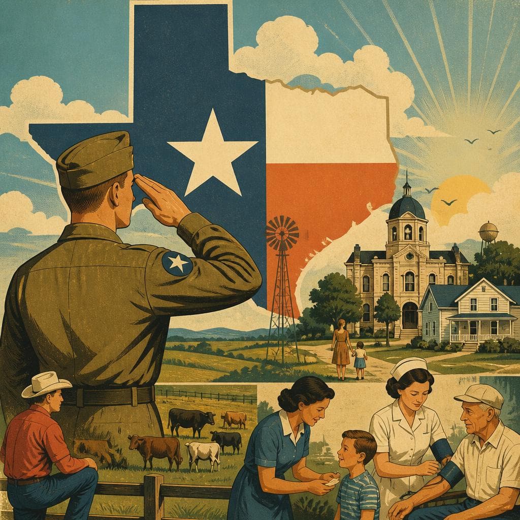 Cover art for A Small County, Named for Big Texas Memory