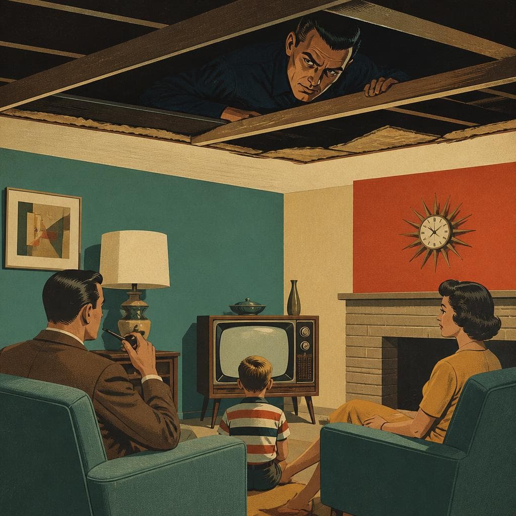Cover art for The Man Above the Ceiling