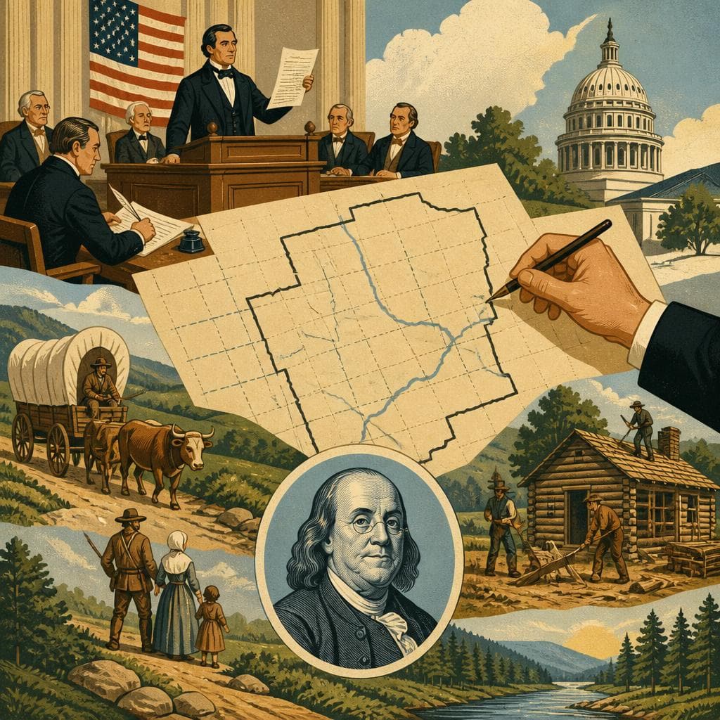 Cover art for A County First Drawn on Paper