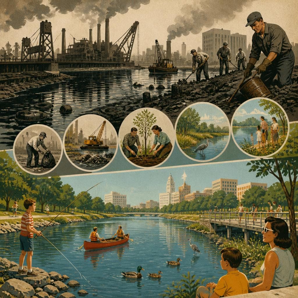 Cover art for When the Black River Earned Its Way Back