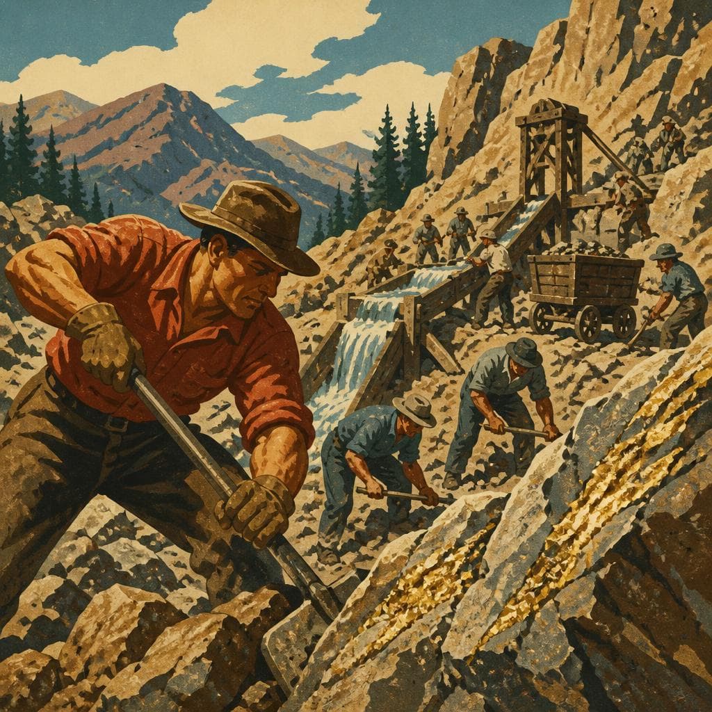 Cover art for Where Gold Rush Muscle Still Echoes