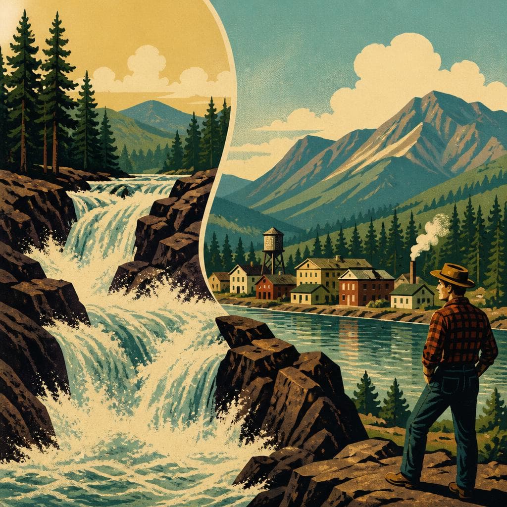 Cover art for How a River Gave Thompson Falls Its Name