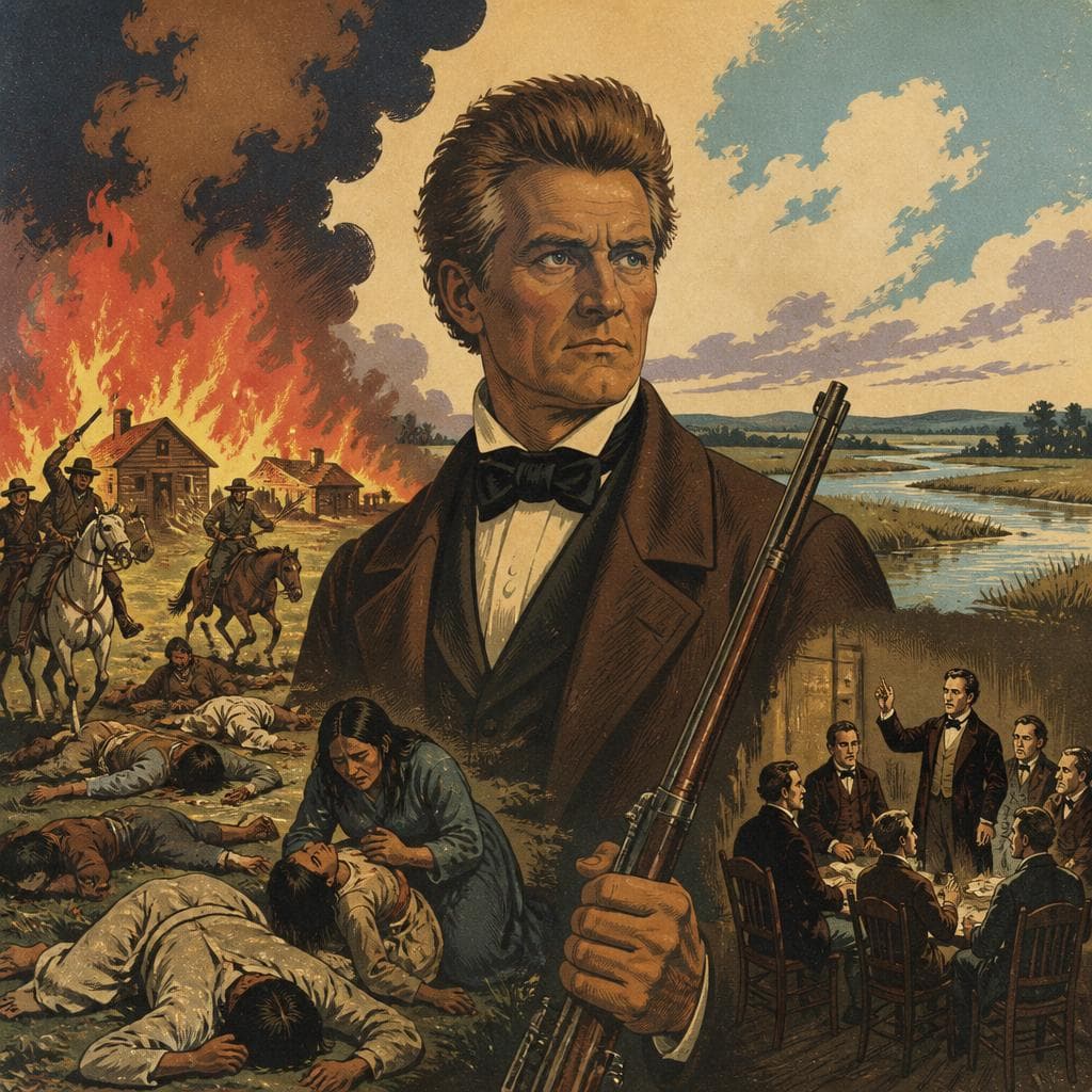 Cover art for John Brown and the Blood at Marais des Cygnes