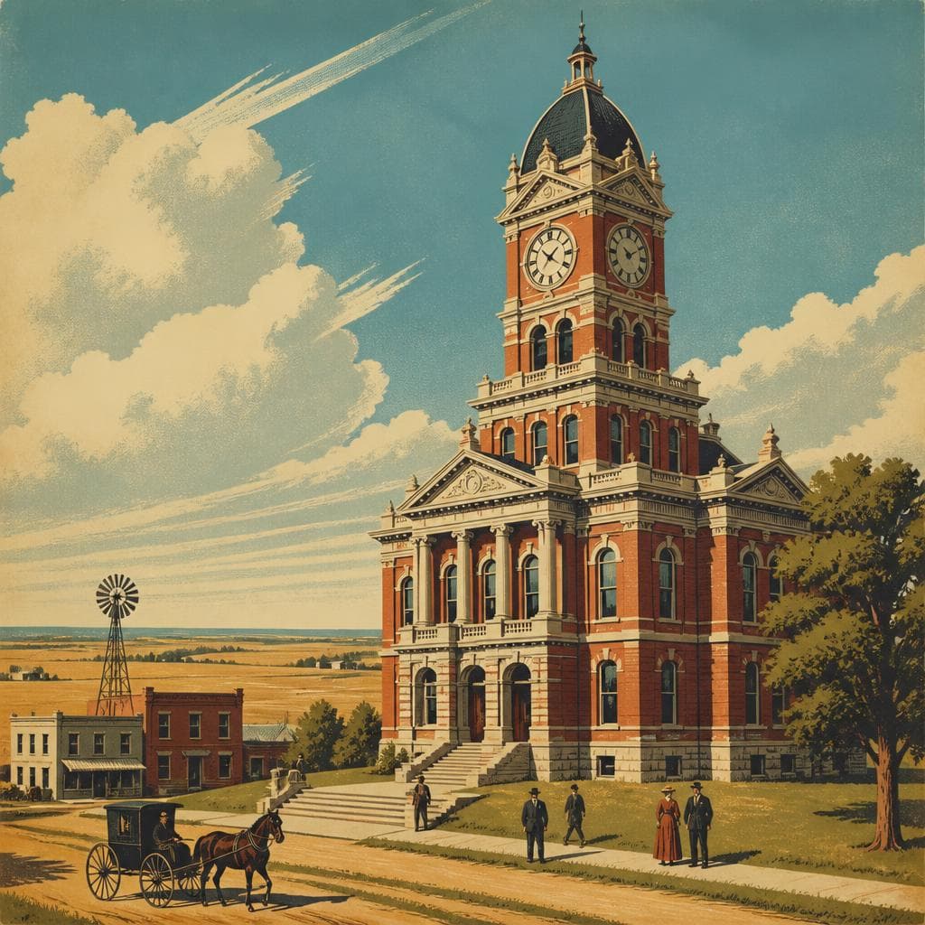Cover art for When the Courthouse Tower Claimed the Prairie