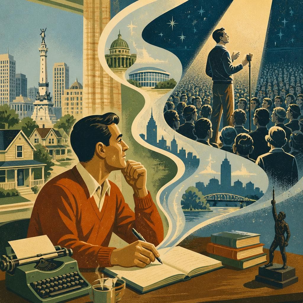 Cover art for How Indianapolis Made the Hoosier Poet
